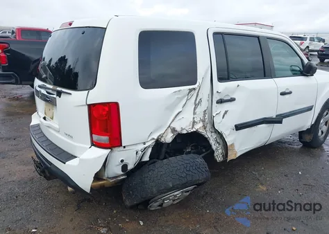 2013 Honda Pilot Lx из США, поврежденный, VIN 5FNYF3H24DB038444